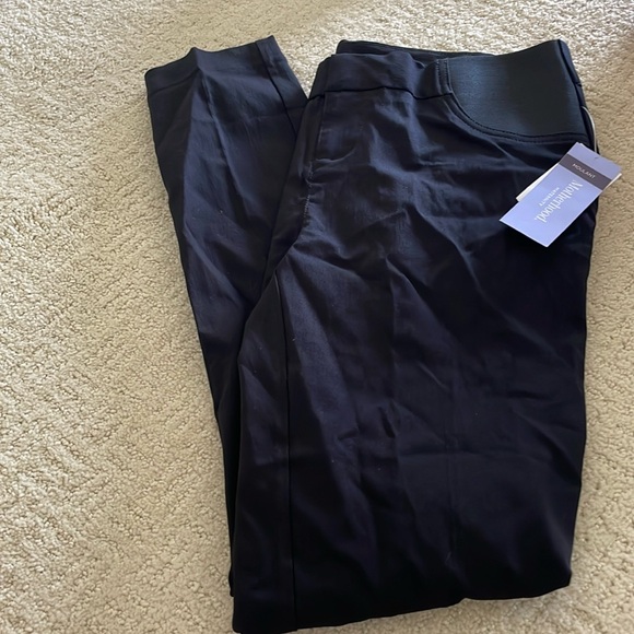 Motherhood Pants - Motherhood maternity blue stretchy slacks. Size M. NWT.